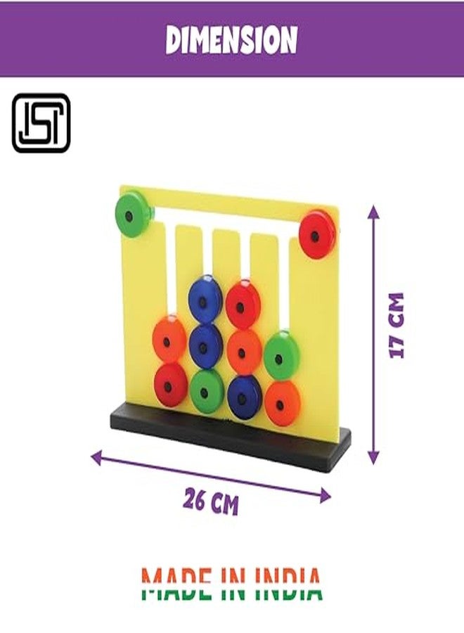 ToyMagic Slide N Learn Puzzle|Pattern Matching Puzzle|Montessori Puzzle Game|Early Development|Activity Engagement Toy|Brain Teaser Game|Best Birthday Gift for 3+|Made in India,Kid,Multicolor - Image 3